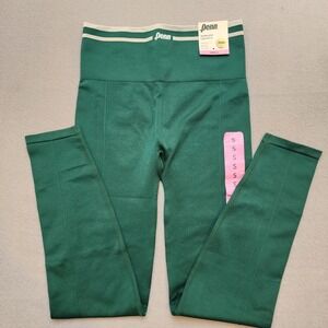 Penn Women Seamless Leggings Rain Forest Green High Waist Athletic Small NWT